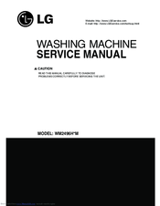 LG WM2496H*M Series Service Manual
