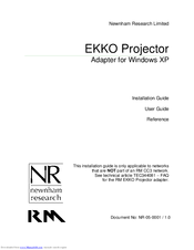 Newnham Research EKKO Projector adapter User Manual