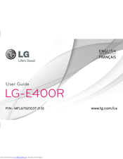 LG E400R User Manual