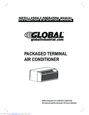 Global PACKAGED TERMINAL AIR CONDITIONER Installation & Operation Manual