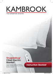 Kambrook Snugasabug KEB513 Instruction Booklet