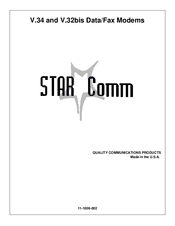 Star Comm V.34 User Manual