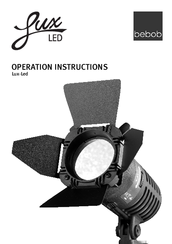 Bebob Lux-Led Operation Instructions Manual