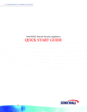 SonicWALL Internet security appliance Quick Start Manual