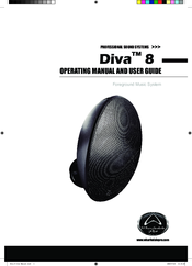 Wharfedale Pro Diva 8 Operating Manual And User Manual