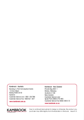 Kambrook Optimum Radiant Heater KRH600 Instruction Booklet
