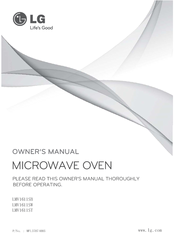LG LMV1611SB Owner's Manual