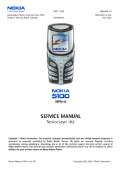 Nokia 5100 NPM-6 Service Manual