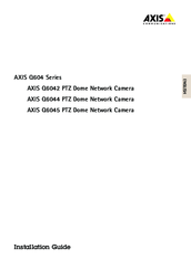 Axis Q6042 PTZ Installation Manual