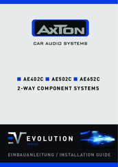 AXTON AE402C Installation Manual