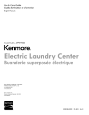 Kenmore C978-97222 Use & Care Manual