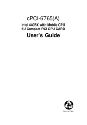 ADLINK Technology cPCI-6765A User Manual