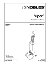 Nobles Viper 608669 Operator And Parts Manual