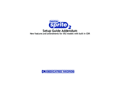 Dedicated Mircros Digital Sprite 2 Setup Manual Addendum