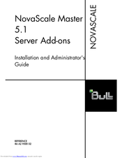 Bull Cedoc NovaScale Master 5.1 Installation And Administrator's Manual