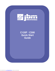 JBM electronics C120F Quick Start Manual