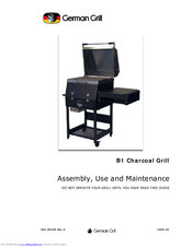 German Grill B1 Assembly, Use And Care Manual
