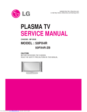 LG 50PX4R-ZB Service Manual