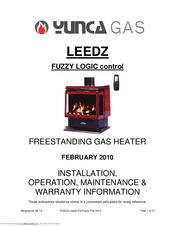 Yunca Gas LEEDZ Installation & Operation Manual