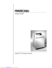 Printronix P4280-CT Setup Manual