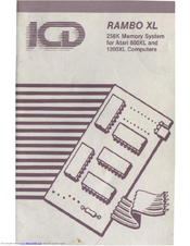 ICD Rambo XL Installation And Operation Manual