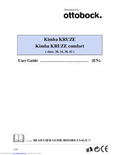 Otto Bock Kimba KRUZE User Manual