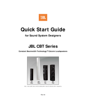 JBL CBT 70LA Quick Start Manual