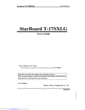 Hitachi StarBoard T-17SXLG User Manual