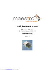 Maestro A1084 User Manual