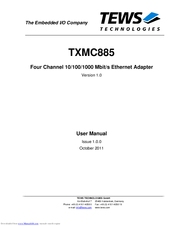 Tews Technologies TXMC885 User Manual