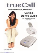 trueCall Telephone Sytem Unit Getting Started Manual