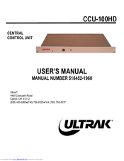 Ultrak CCU-100HD User Manual