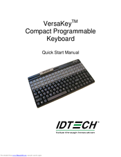 IDTECH VersaKey Quick Start Manual