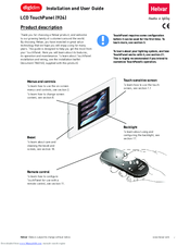 Digidim Helvar 924 Installation And User Manual