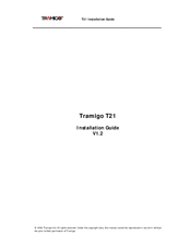 Tramigo T21 Installation Manual