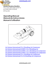 AC Tool Supply TA-3 Operating Manual