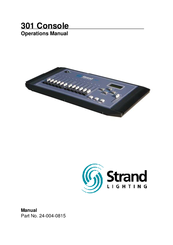 Strand Lighting 301 Operation Manual