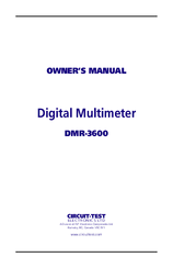 Circuit-test DMR-3600 Owner's Manual