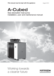 Potterton A-CUBED GAHP-A Installation, User And Maintenance Manual