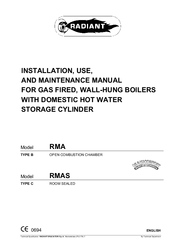 Radiant RMAS Installation, Use And Maintenance Manual
