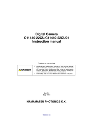Hamamatsu Photonics C11440-22CU01 Instruction Manual