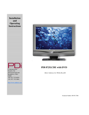 PDi PDI-P23LCDE Installation And Operating Instructions Manual