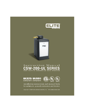 Elite CSW-200-UL-DM Instruction Manual