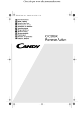 Candy CIC209X User Instructions