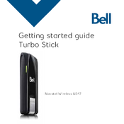Novatel U547 Turbo Stick Getting Started Manual