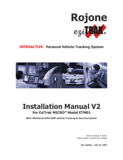 Rojone EziTrak Micro ETM01 Installation Manual