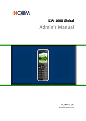 Incom ICW-1000 Global Admin Manual