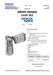Nokia N93 RM-55 Service Manual