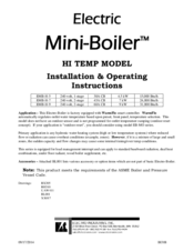 Electro Industries EMB-H-5 Installation And Operating Instructions Manual