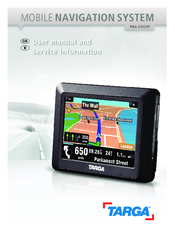 Targa PNA-E3530T User Manual And Service Information